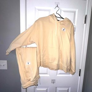 Jordan Oversized Jumpsuit - Tan